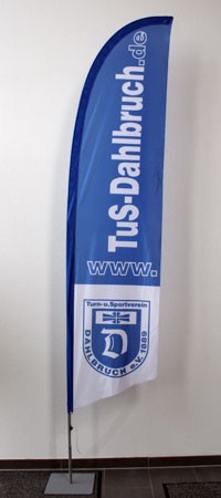 BEACHFLAG Gerade 330 Basic-Set inkl. Fahne und Stange M