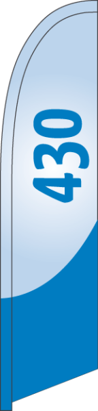 Fahne Beachflag Gerade 430