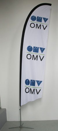 BEACHFLAG Gerade 430 Basic-Set inkl. Fahne und Stange L