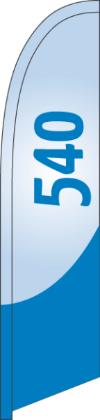 Fahne Beachflag Gerade 540