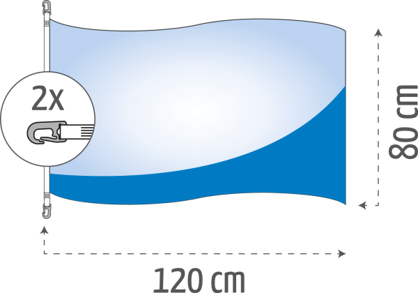 Hissfahne 120 x 80 cm
