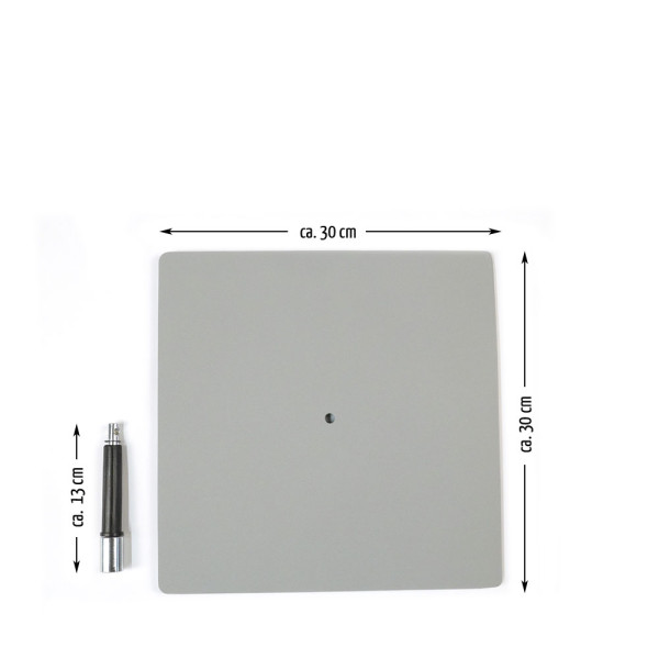 BFZ5013 Bodenplatte 5.5 GRAU mit Rotatordorn