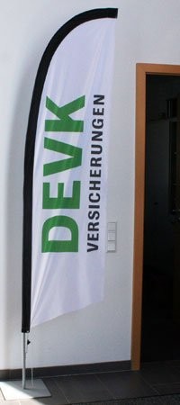 BEACHFLAG Gerade 270 Basic-Set inkl. Fahne und Stange S