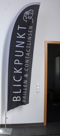 BEACHFLAG Gerade 330 Basic-Set inkl. Fahne und Stange M