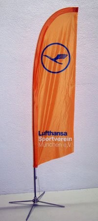 BEACHFLAG Gerade 270 Basic-Set inkl. Fahne und Stange S