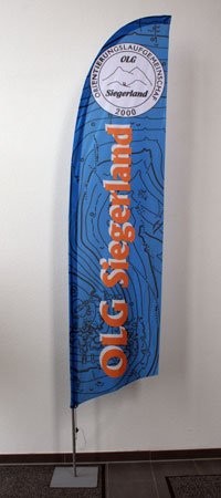 BEACHFLAG Gerade 330 Basic-Set inkl. Fahne und Stange M