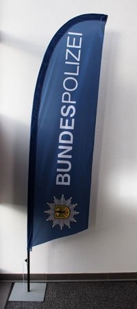 BEACHFLAG Gerade 270 Basic-Set inkl. Fahne und Stange S